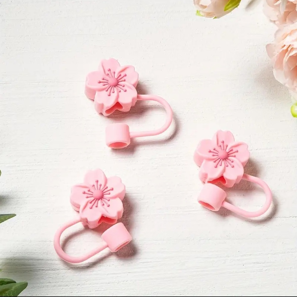 Stanley Cup Pink Flower Straw Cover🌸 3/12